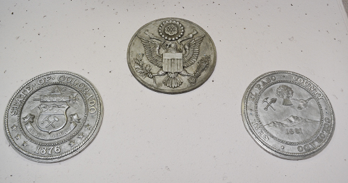 Silver Seals group of three Silver Seals group of three
