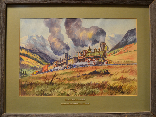 Train Water Color Ken Williams Train Water Color Ken Williams
