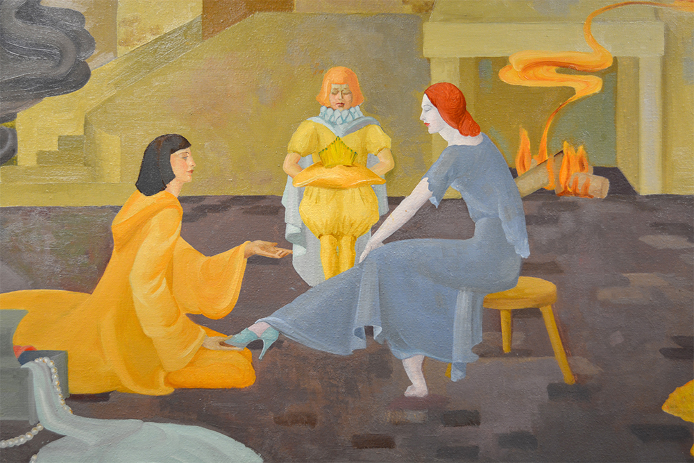Cinderella slipper Cinderella painting slipper