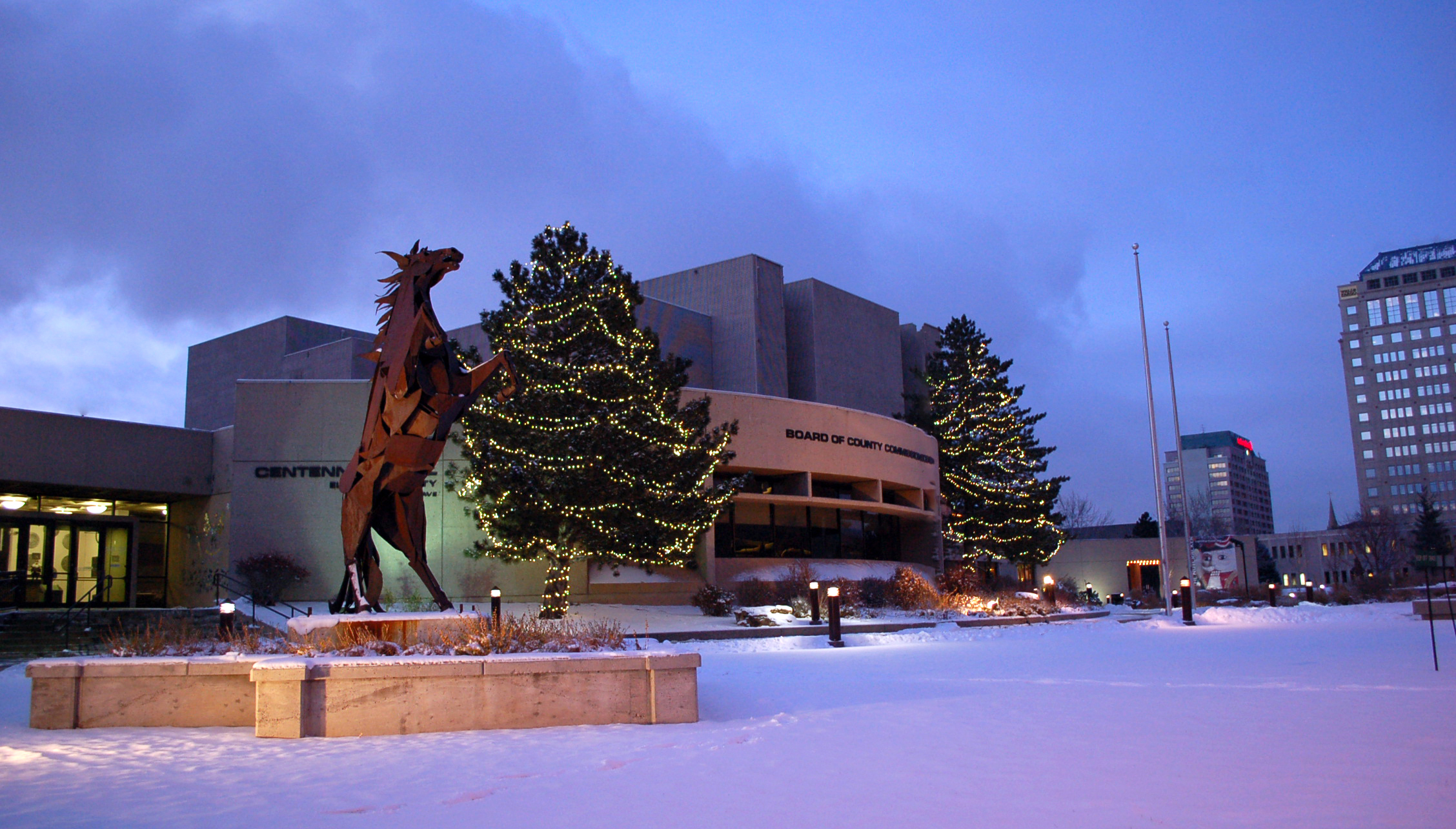Rearing Horse winter image Rearing Horse winter image