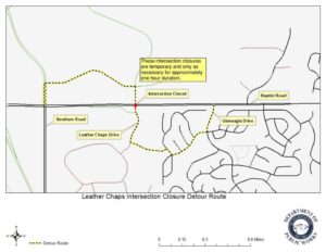 Leather Chaps Detour Map