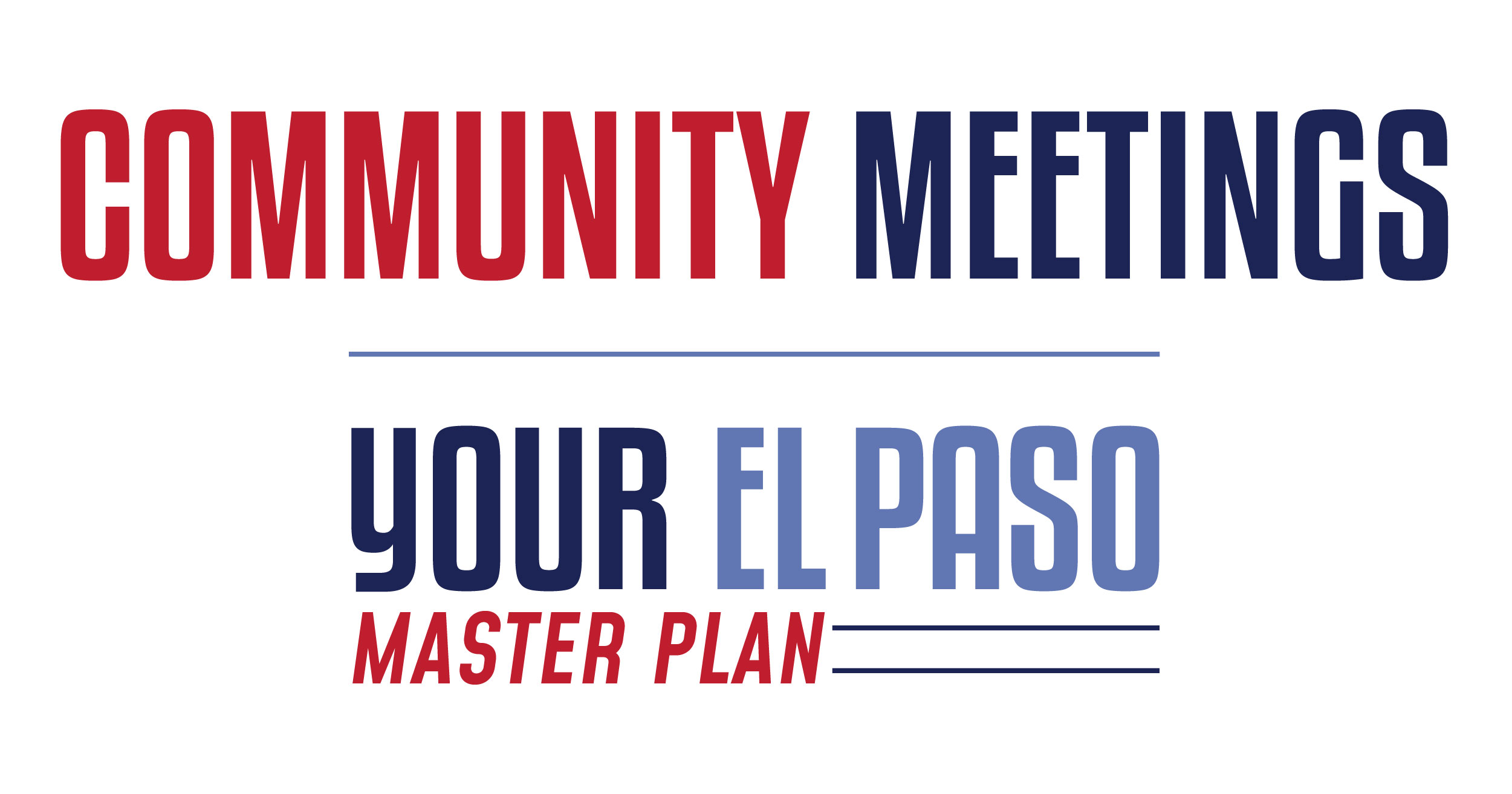 County Master Plan Meetings El Paso County Colorado