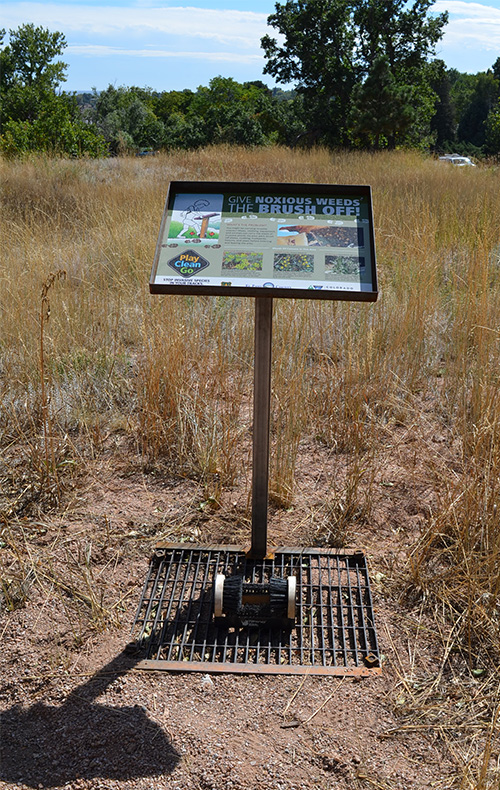 County Installs Boot Brush Stations El Paso County Colorado