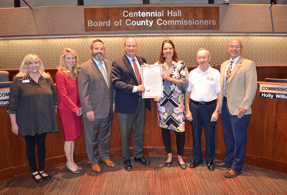 Creek Week Proclamation group shot
