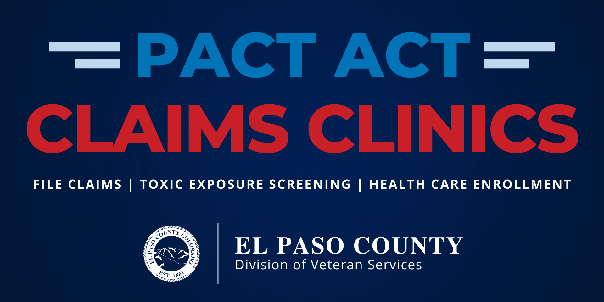 El Paso County Veterans Benefiting from ﻿PACT Act Stand Down Program