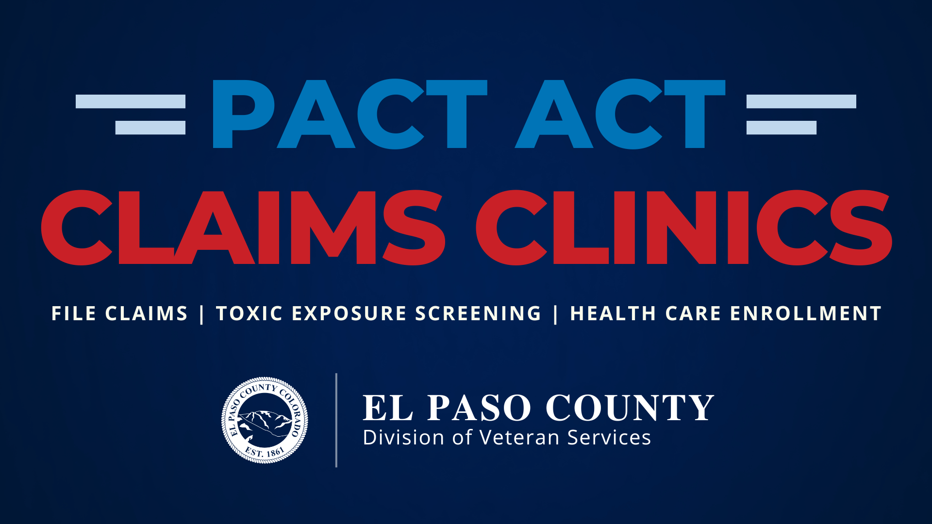 El Paso County Veterans Benefiting from ﻿PACT Act Stand Down Program